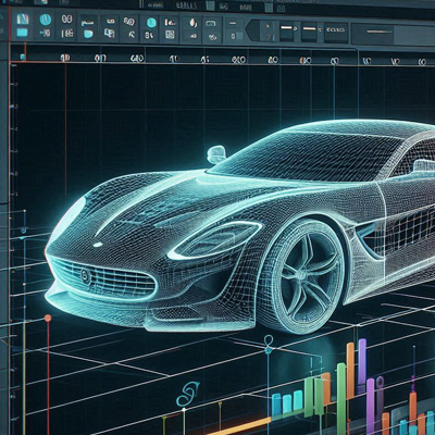 Technical & Mechanical 3D Animation for Civil Engineering Companies in Clevedon - sports car